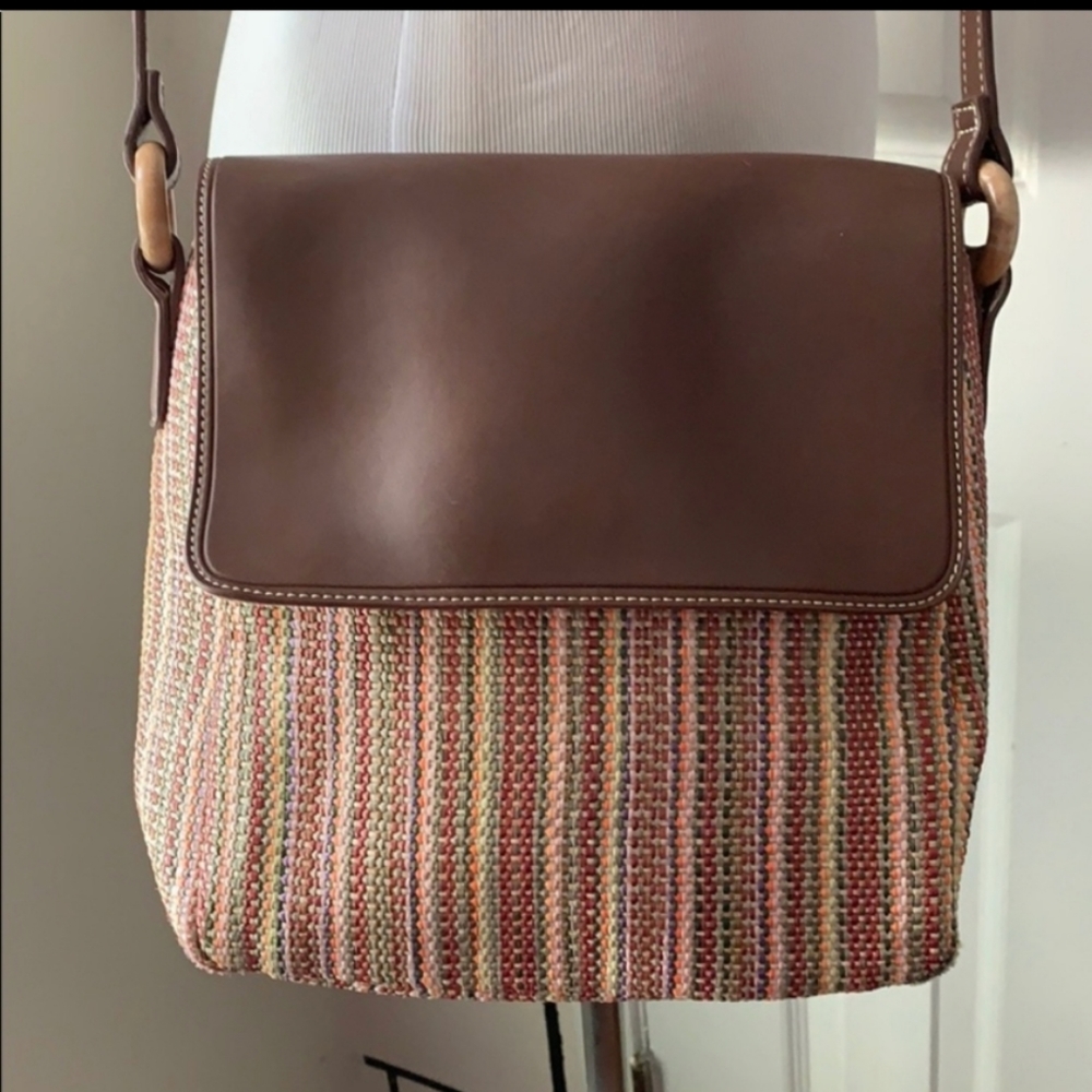 Fossil Woven Crossbody Bag/Purse